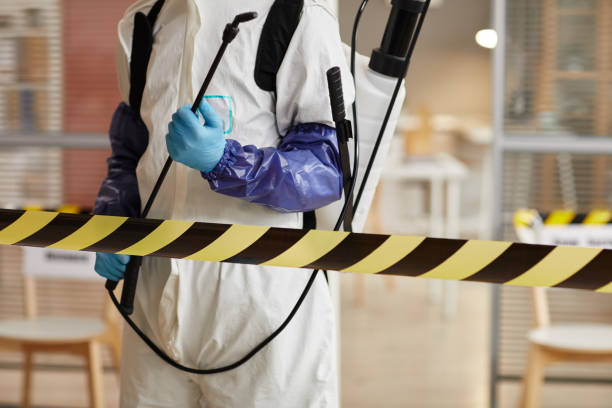 Professional Biohazard Cleanup technician working in Raymond, OH